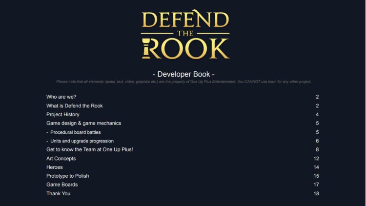 Defend the Rook - Supporter Pack