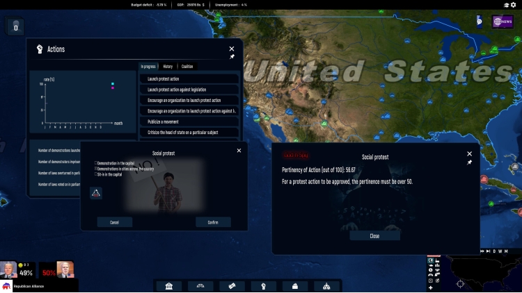 Geo-Political Simulator 5 - God'n Spy Add-on