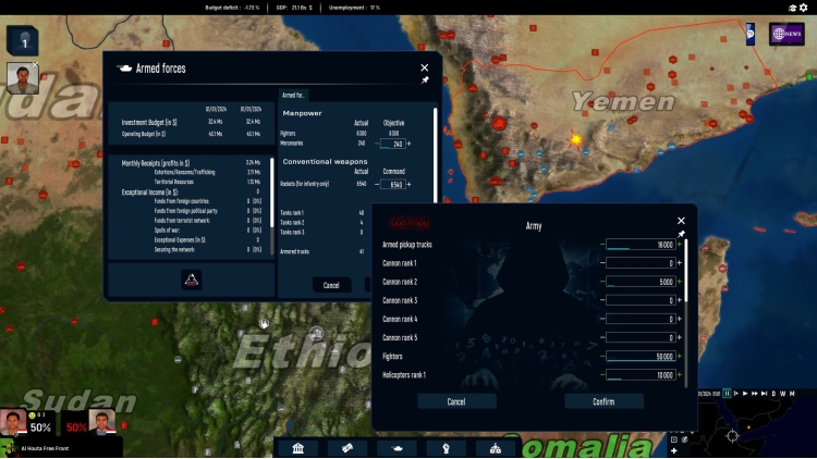 Geo-Political Simulator 5 - God'n Spy Add-on