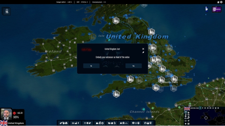 Geo-Political Simulator 5 - God'n Spy Add-on