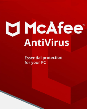 McAfee AntiVirus Plus 5-PC 1 year