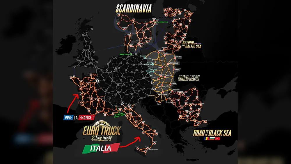 Euro Truck Simulator 2 All Dlc Bundle