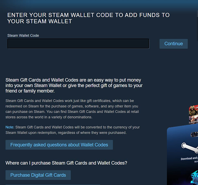 Steam Support :: Where to buy Steam Wallet Codes