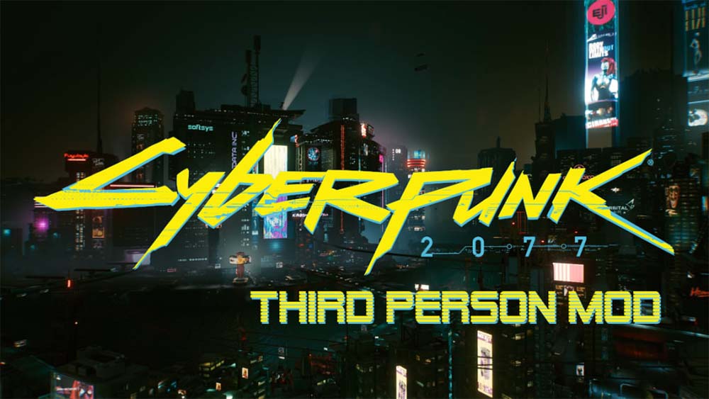 Cyberpunk 2077 TPP MOD WIP third-person