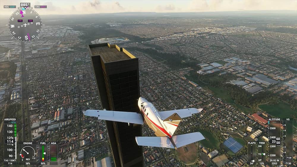 Microsoft Flight Simulator Oyun İçi Görsel