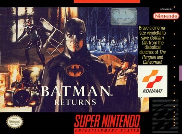 A cover image of the Batman Returns game