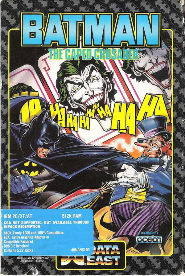 A cover image of the game Batman: The Caped Crusader