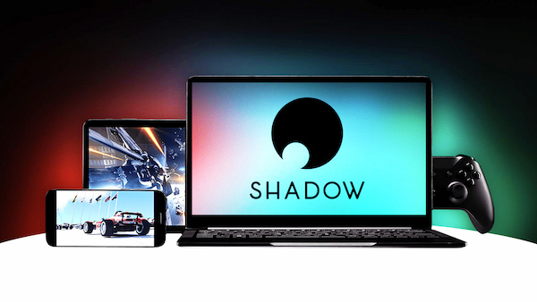 A tablet PC, Moblie Phone, Laptop and Shadow Logo.