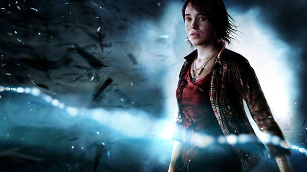 A banner image from Beyond: Two Souls video game. 