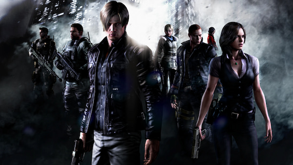 All Resident Evil 6 characters looking through the camera
