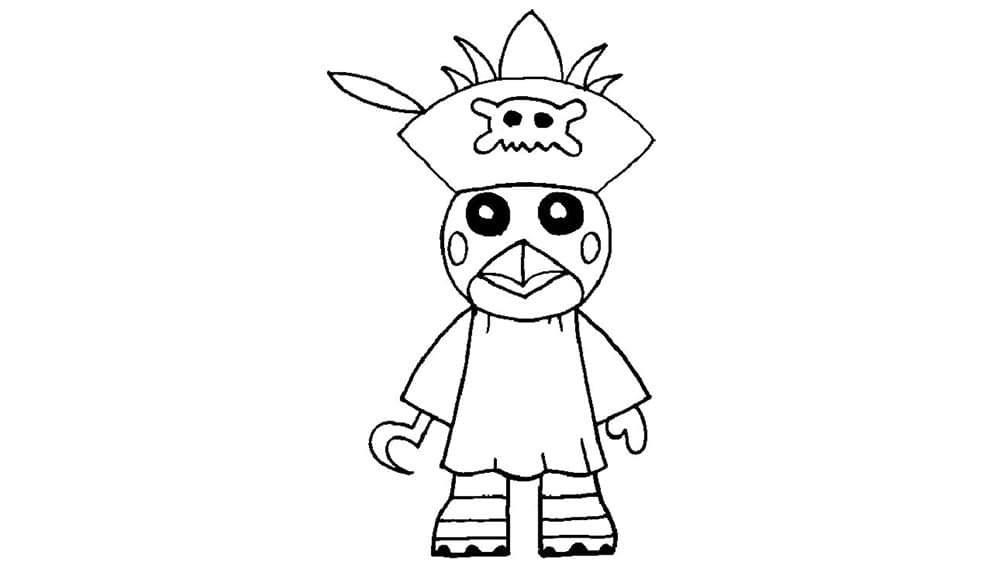 Roblox Piggy Coloring Page