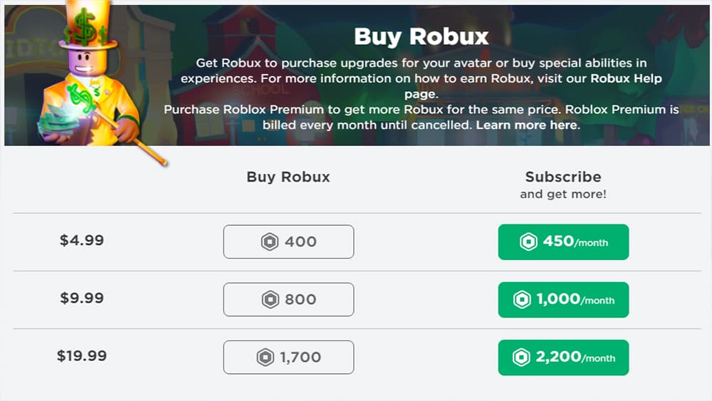 roblox marketplace robux